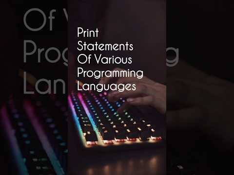 Print Statements Of Programming Languages|Java|python|Programming #engineering#coding#trending#viral