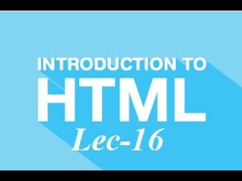 Lec-16 | HTML Hyperlinks Part-1 | Web Development | HTML tutorial in Urdu/Hindi