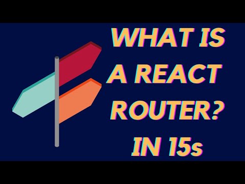 WHAT IS A REACT ROUTER in 15 seconds #shorts