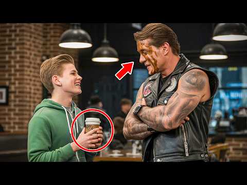 Teen Threw Hot Coffee on Biker —  Minutes Later, He Was on His Knees