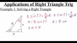 4.2.4 Applications of Right Triangle Trigonometry
