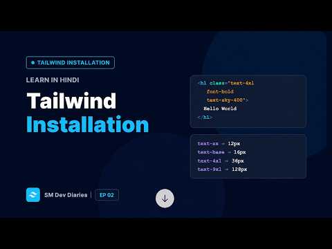 Tailwind CSS Installation Guide 2025 | Step-by-Step Setup for Beginners