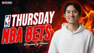 (4-0 SWEEP🧹) NBA PICKS TODAY | THURSDAY | 02/12/26 | FREE NBA Best Bets, Player Props, & Predictions