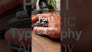 Typography basic anatomy - Part 1 #logodesgin #illustrator #logotype #design