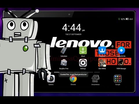 How to install custom recovery on Lenovo Tab 2 A7  Without PC