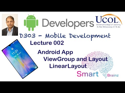 Lecture 02 - ViewGroup Layout LinearLayout