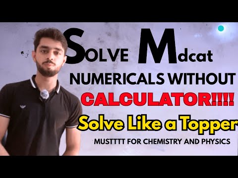 How To Solve Mdcat Numericals Without Calculator ✅