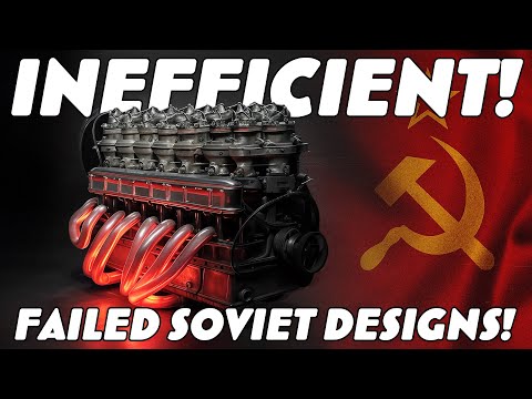 14 WEIRD Ridiculous Soviet Era Engines that Made No Sense!