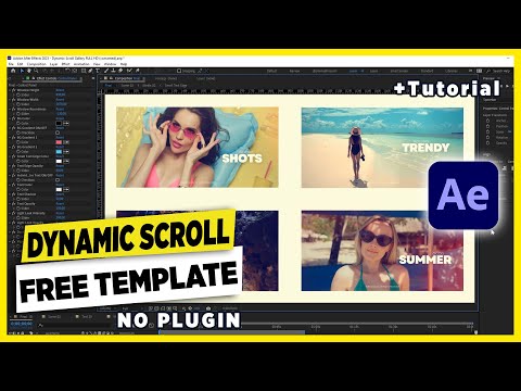 Dynamic Scroll Gallery - After Effects Template Tutorial -  46560068