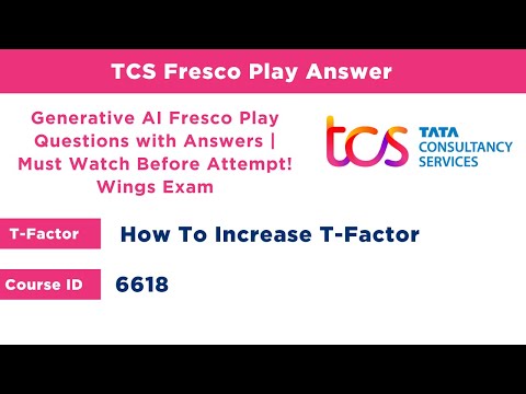 TCS Generative AI E1 Course ID 6618 | All MCQ Quiz Questions & Answers 🔥 | Pass in First Attempt