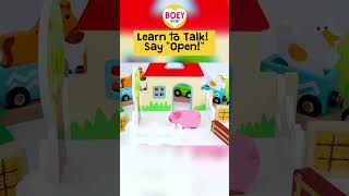 Say "Open!" to open the gate! | Learn to talk for toddlers and babies #learntotalk
