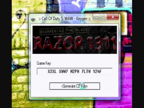 Call of Duty World At War Key Code Generator