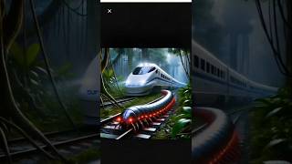 Travel explore || Abandoned Super train In jungle ||Red centipede √ #youtubeshorts #ytshorts#shorts