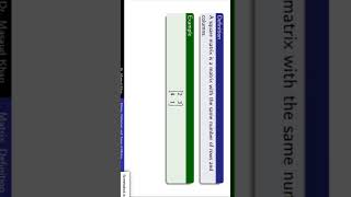 Types of Matrices #mathematics #mathshorts #mathhelp #mathlessons #mathtutorial #matrixaddition