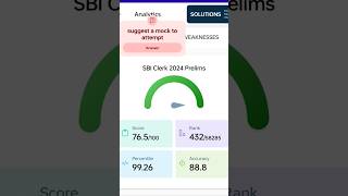 SBI CLERK PRELIMS Practice Mock Changed My Life #sbiclerkmocktest #practicemock