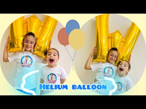 Helium balloons are so much fun but !!!!!!!!