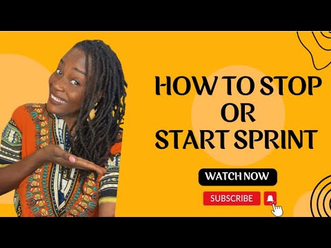 HOW TO STOP OR START SPRINT.  #022