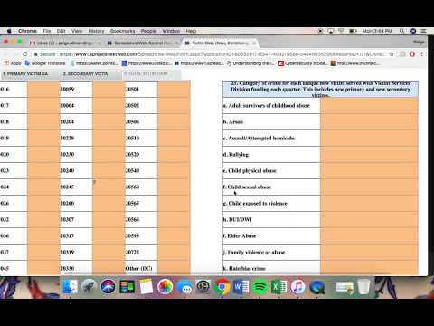 Spreadsheet Web Instructional Video