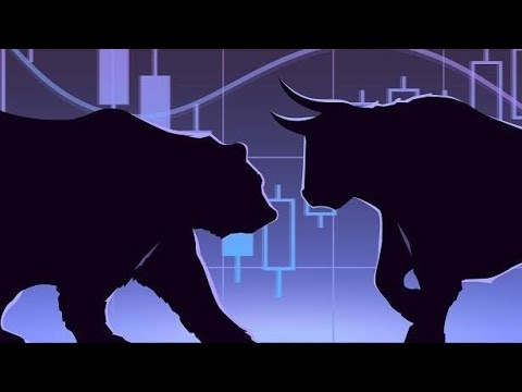 Battle of the Bulls and Bears: A Stock Market Showdown.#stockmarket #trading #bullseye #onlineincome