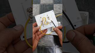 Electric board wiring connection | 1 switch 1 socket  Board #shorts #electric