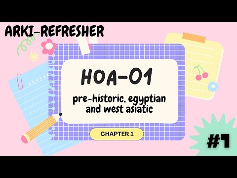 Episode 1:ALE HOA Refresher Questions (Pre-historic, Egyptian & West Asiatic) ALE REVIEW REFRESHER