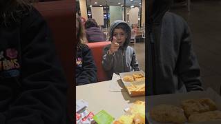 Kaleb pointing @McDonalds #mcdonalds #seo