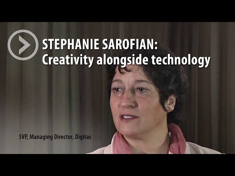 STEPHANIE SAROFIAN: Creativity alongside technology