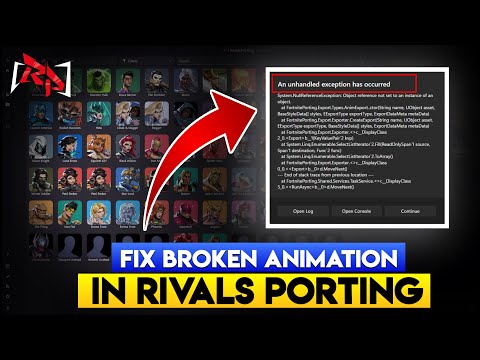Fix Broken Animations in Rivals Porting || Easy Guide