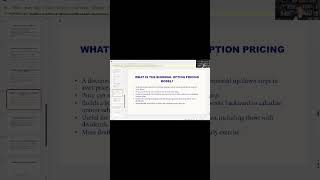 Options - intro into the binomial options pricing model #videos