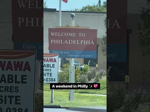 Spend a weekend in Philadelphia with me! #travel #shorts #philadelphia