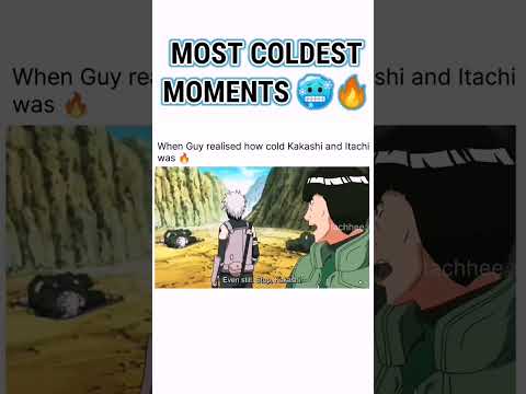 Coldest Moments In Anime 🥶🔥#naruto #anime #kakashi