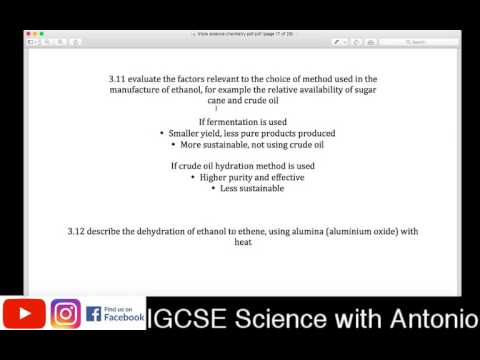 IGCSE Chemistry Triple Science Knowledge Education Videos - Section 3