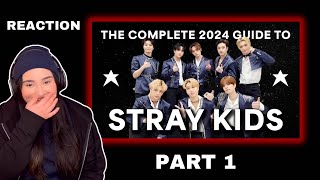 FIRST TIME REACTING TO 'THE COMPLETE 2024 GUIDE TO STRAY KIDS'