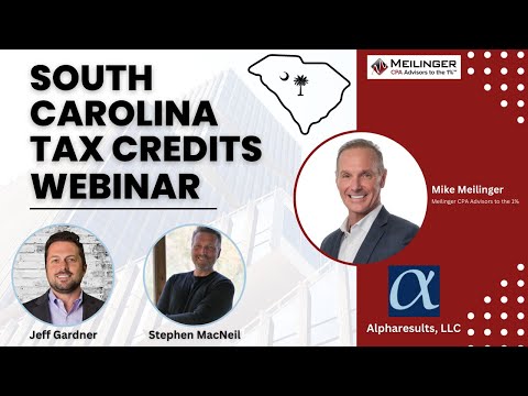 South Carolina Tax Credits FREE Webinar | Featuring Alpharesults!