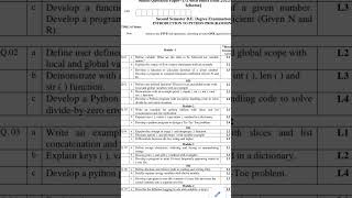 Introduction to python programming 2022 scheme #vtu #intoductiontopython #2022scheme #bplck105b
