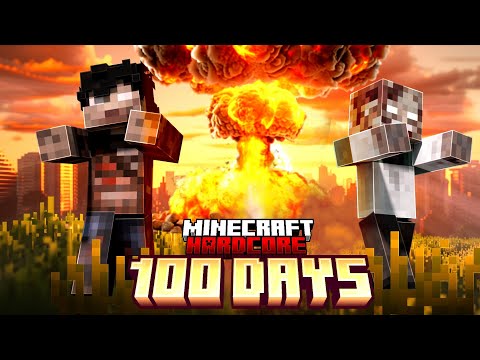 100 Days in a Nuclear Zombie Apocalypse in Hardcore Minecraft