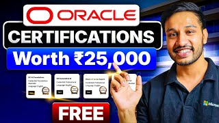 Oracle Race to Certification – ₹25,000 Tech Certificates FREE