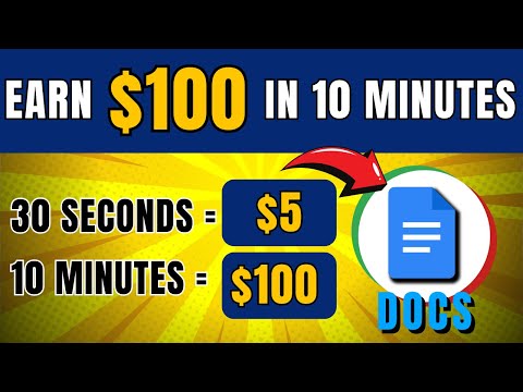 Earn $3.00 Per Google Docs in 2025 (Free and EASY Steps)