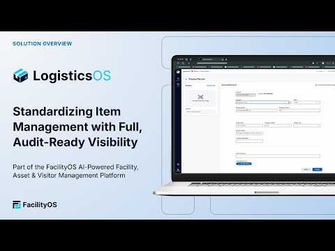 Mailroom & Package Tracking Software for Enterprise Facilities | LogisticsOS Product Overview