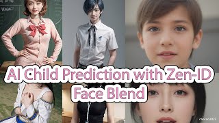 AI Genetic Mixer! Generate Unique FICTIONAL Faces by Blending 2 People in ComfyUI (Zen-ID)