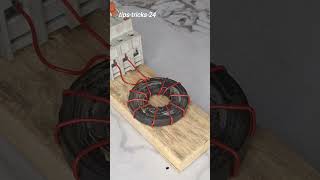 👆👉Free energy👉The trick to generating electricity with two magnets..is it possible💯🧲#craft #shorts