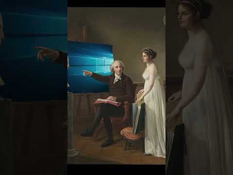 🏛️ Windows 10 in the 18th Century #shorts #memes #windows