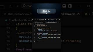 Glassy Shiny Button Hover Effect! 💻🔥|HTML + CSS Magic|TheFlexBoxShow|#shorts#theflexboxshow#html#css