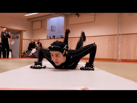 Borderless Gaming Academy working in Mocap studio