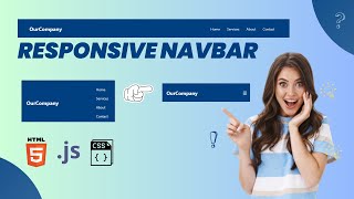 Make a Responsive Navbar in 5 Minutes! (No Framework) 2025