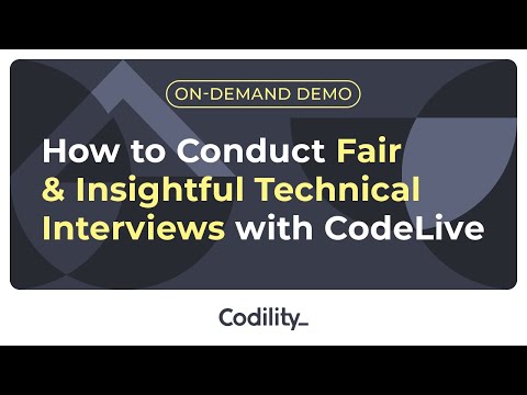 How to Conduct Fair & Insightful Technical Interviews with CodeLive