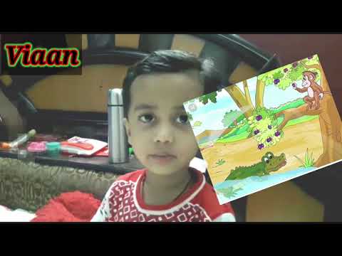 बंदर और मगरमछ की कहानी||viaan ki  जुबानी||
