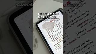 MATH MADE SIMPLE IN SECONDS!  ✅ #MathTips #Studyhacks #DigitalNotes #NoteTakingHacks #MathStudy