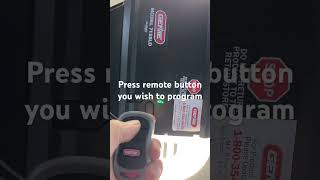 Easy Genie Garage Door Remote Programming