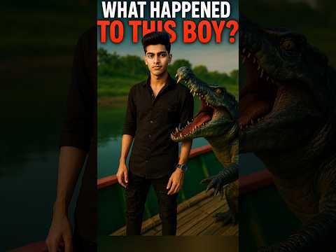 এই ছেলেটার কুমির বন্ধু 🐊 #youtubeshorts #aminulbhai #aivibes